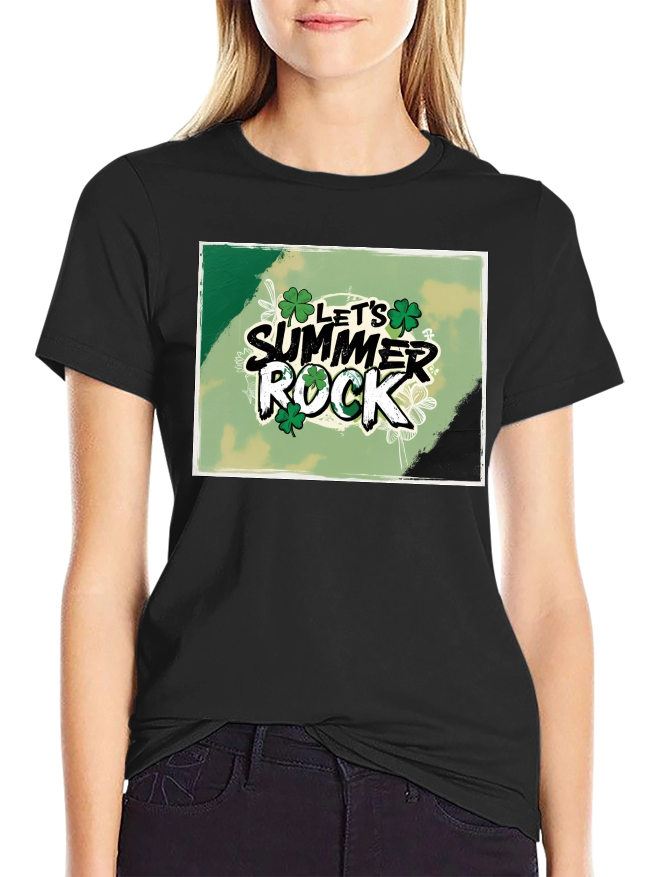Lets Summer Rock Clover T-Shirt