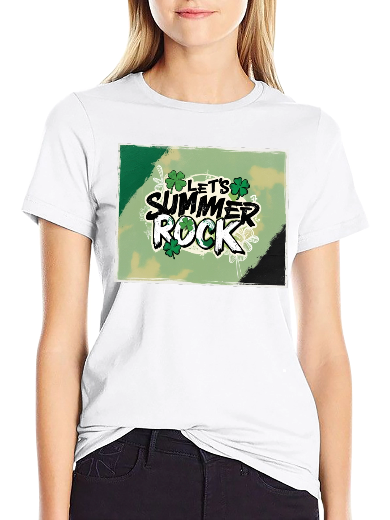 Lets Summer Rock Clover T-Shirt