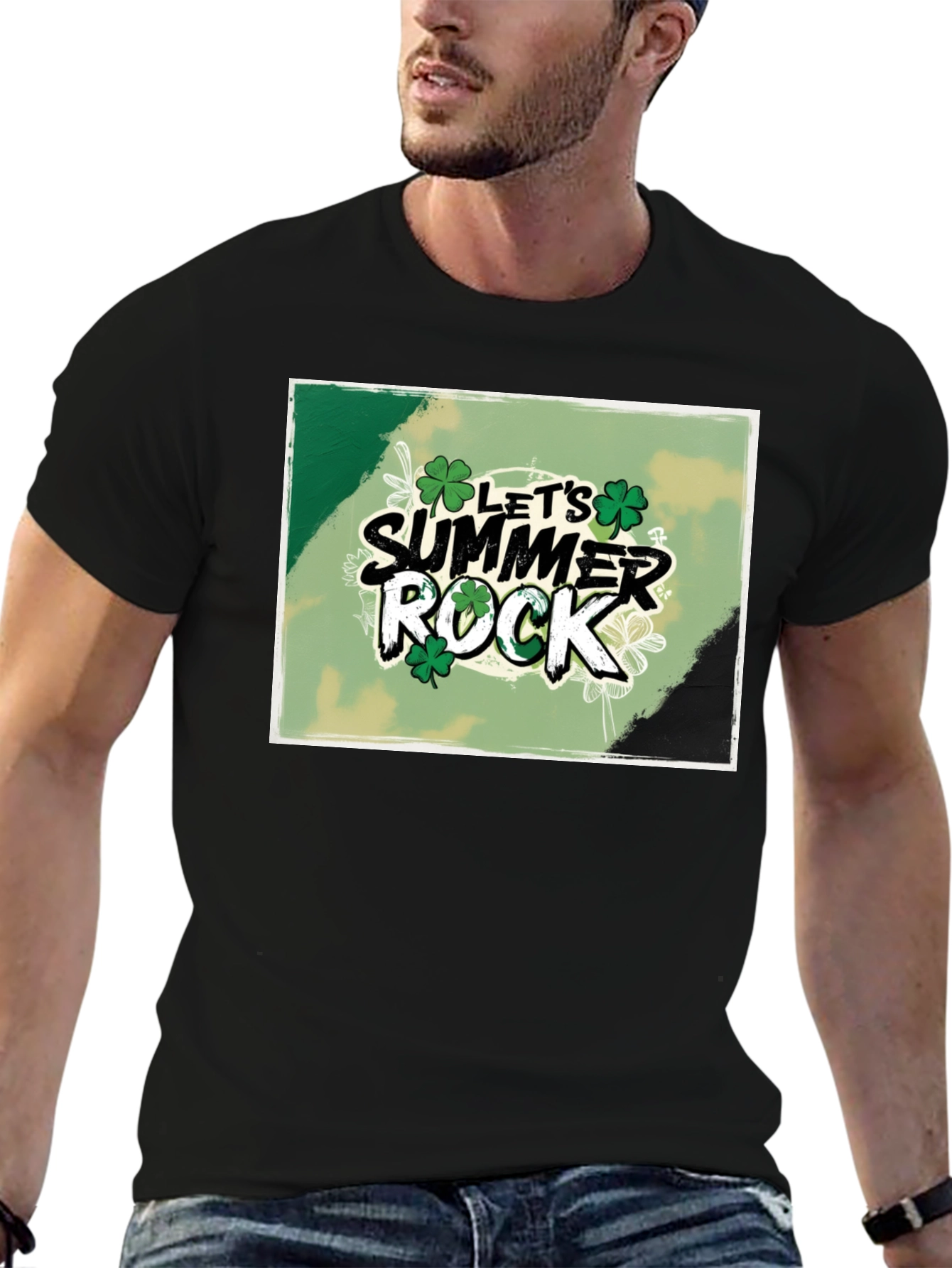 Lets Summer Rock Clover T-Shirt