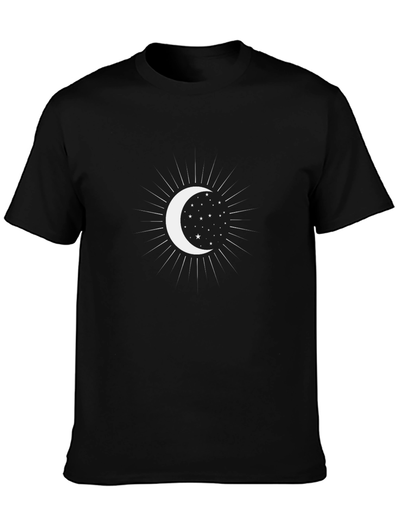 Celestial Moon and Stars Graphic Tee