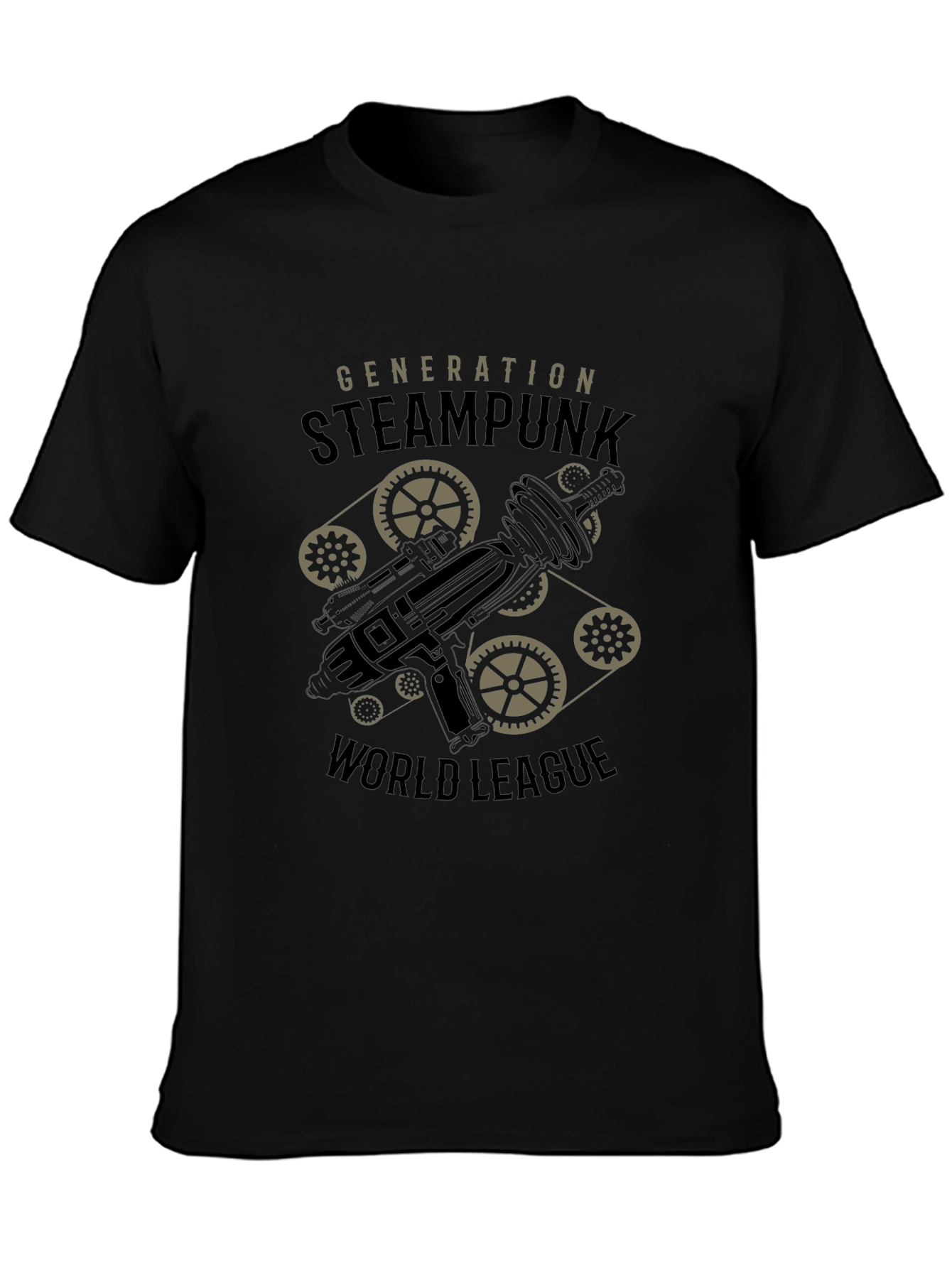 Steampunk Generation World League Black T-Shirt