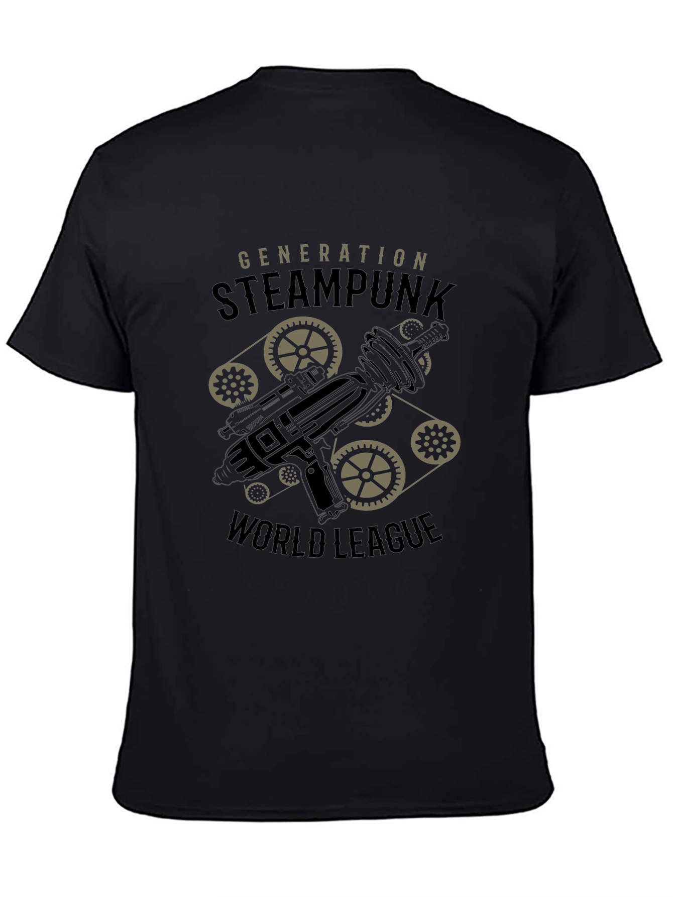 Steampunk Generation World League Black T-Shirt