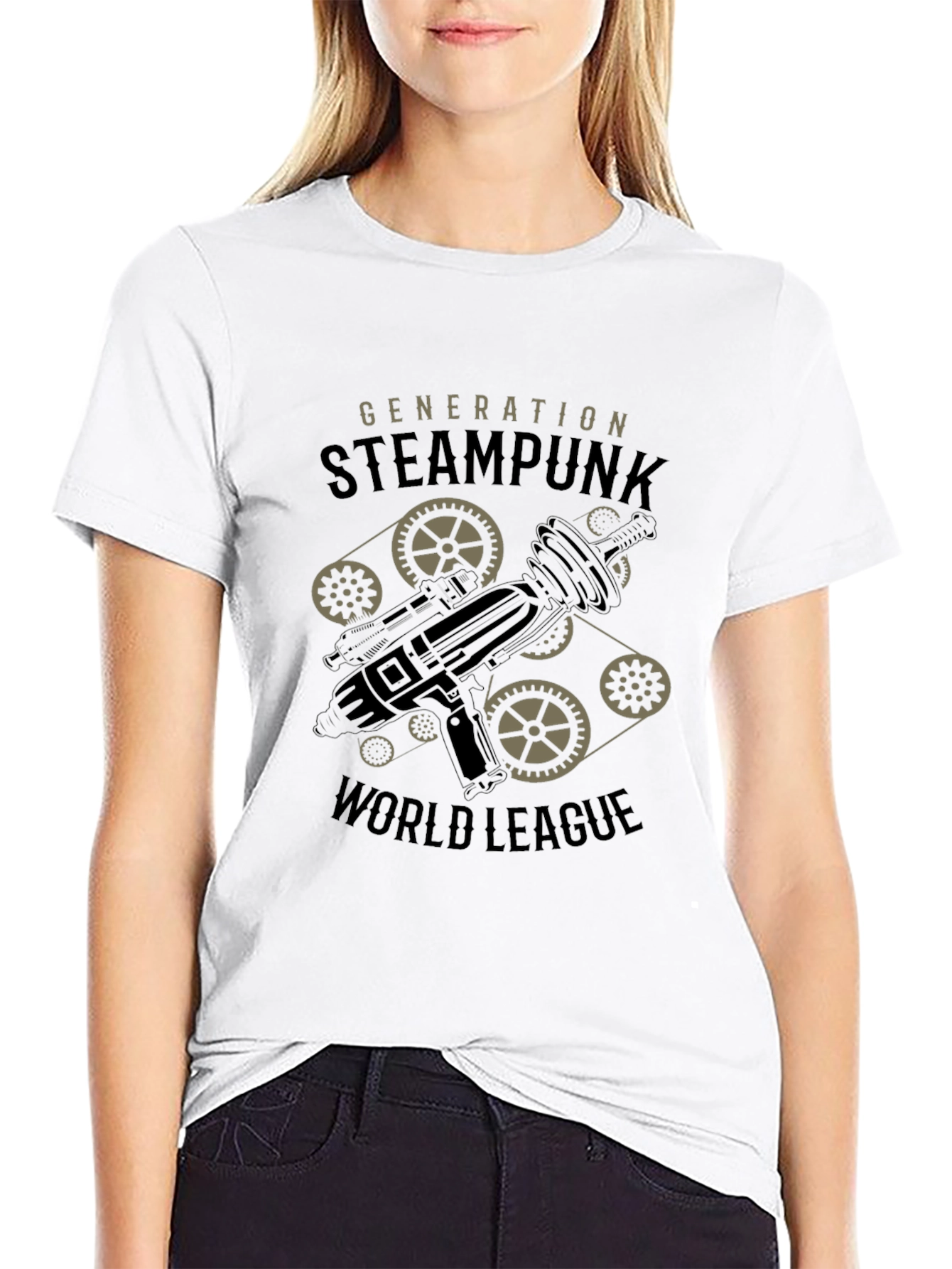 Steampunk Generation World League Black T-Shirt