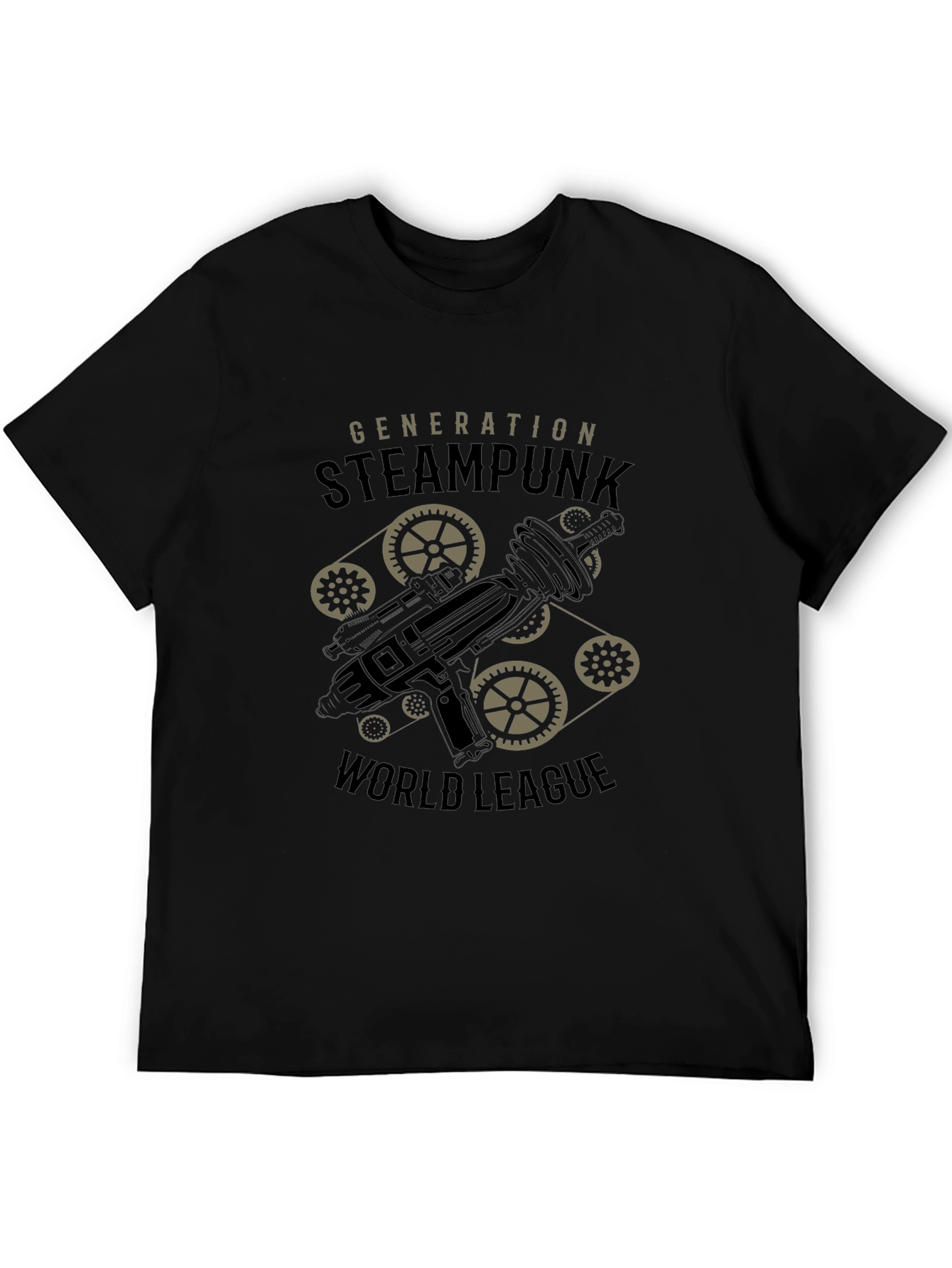 Steampunk Generation World League Black T-Shirt