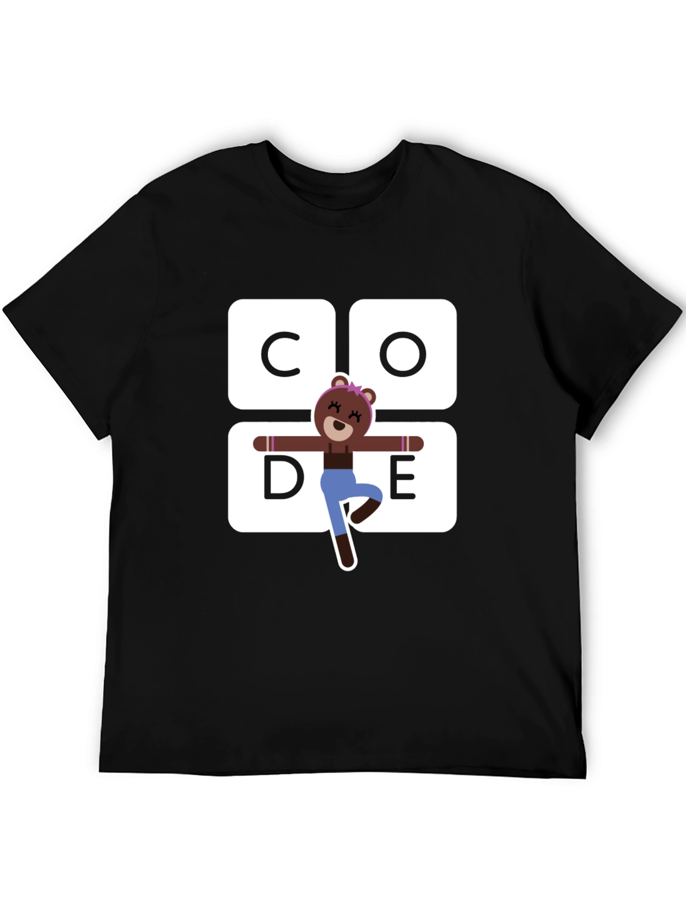 Cute Bear Code T-Shirt - Programmer Tee