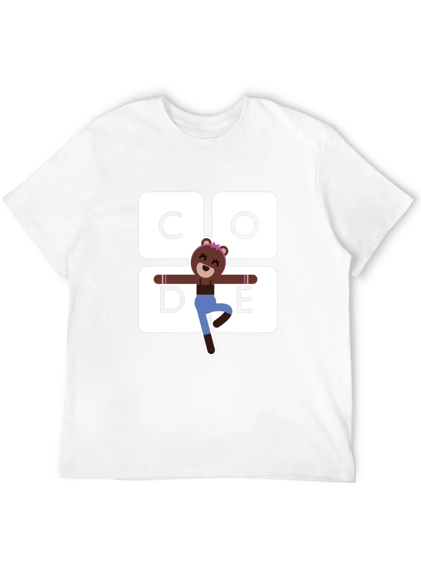 Cute Bear Code T-Shirt - Programmer Tee