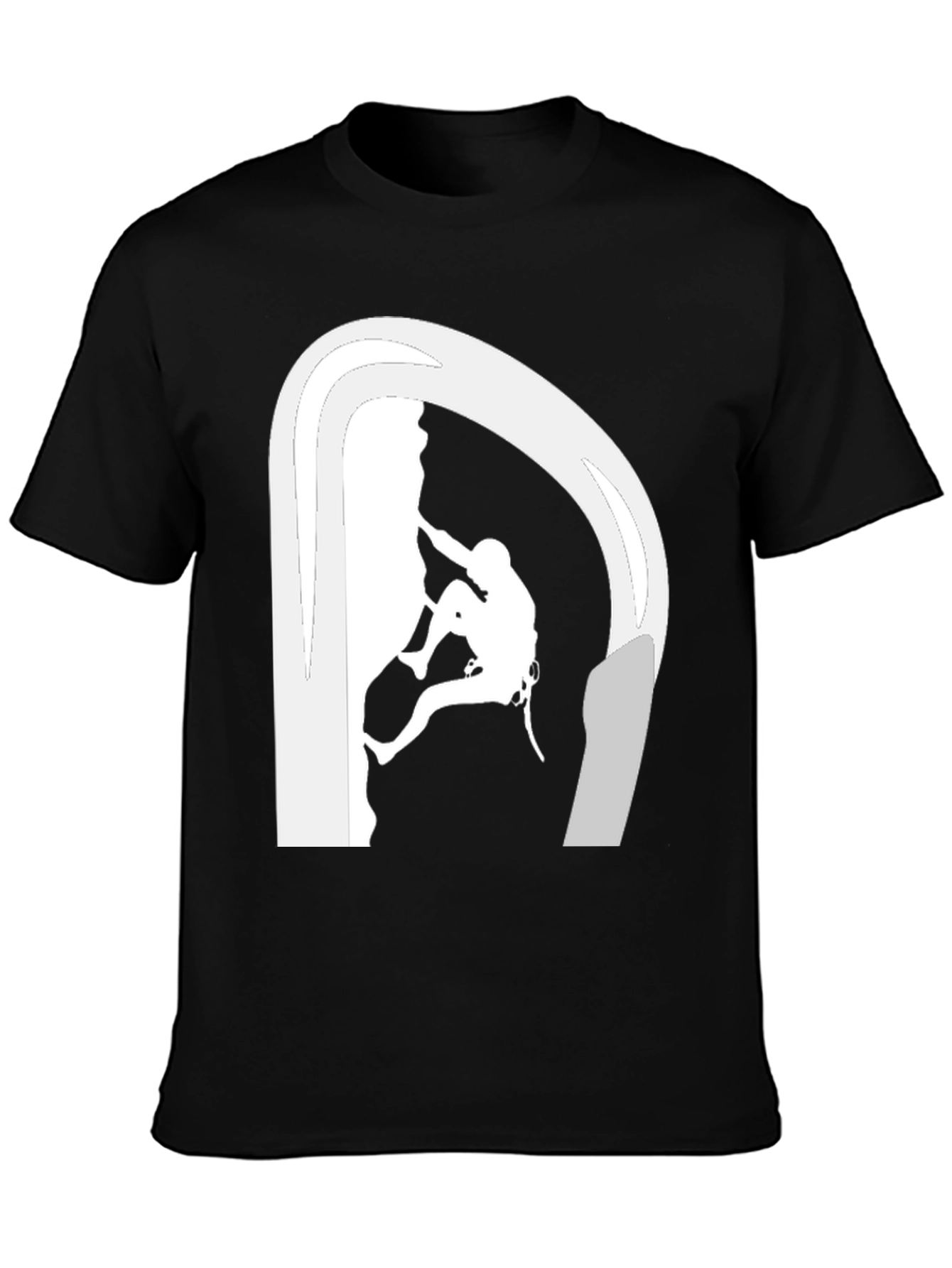 Rock Climbing T-Shirt - Black