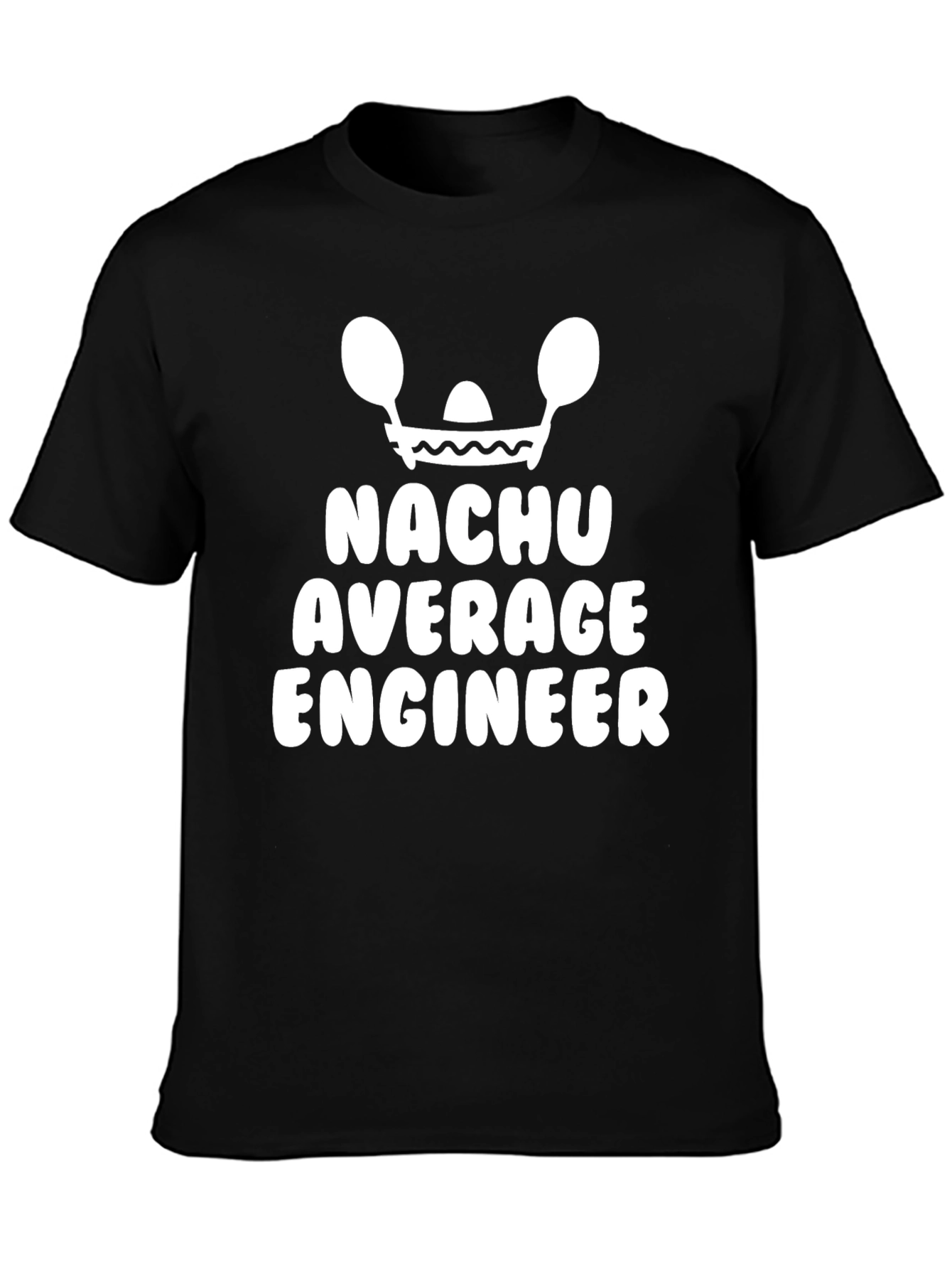 Funny Nachu Average Engineer Graphic T-Shirt