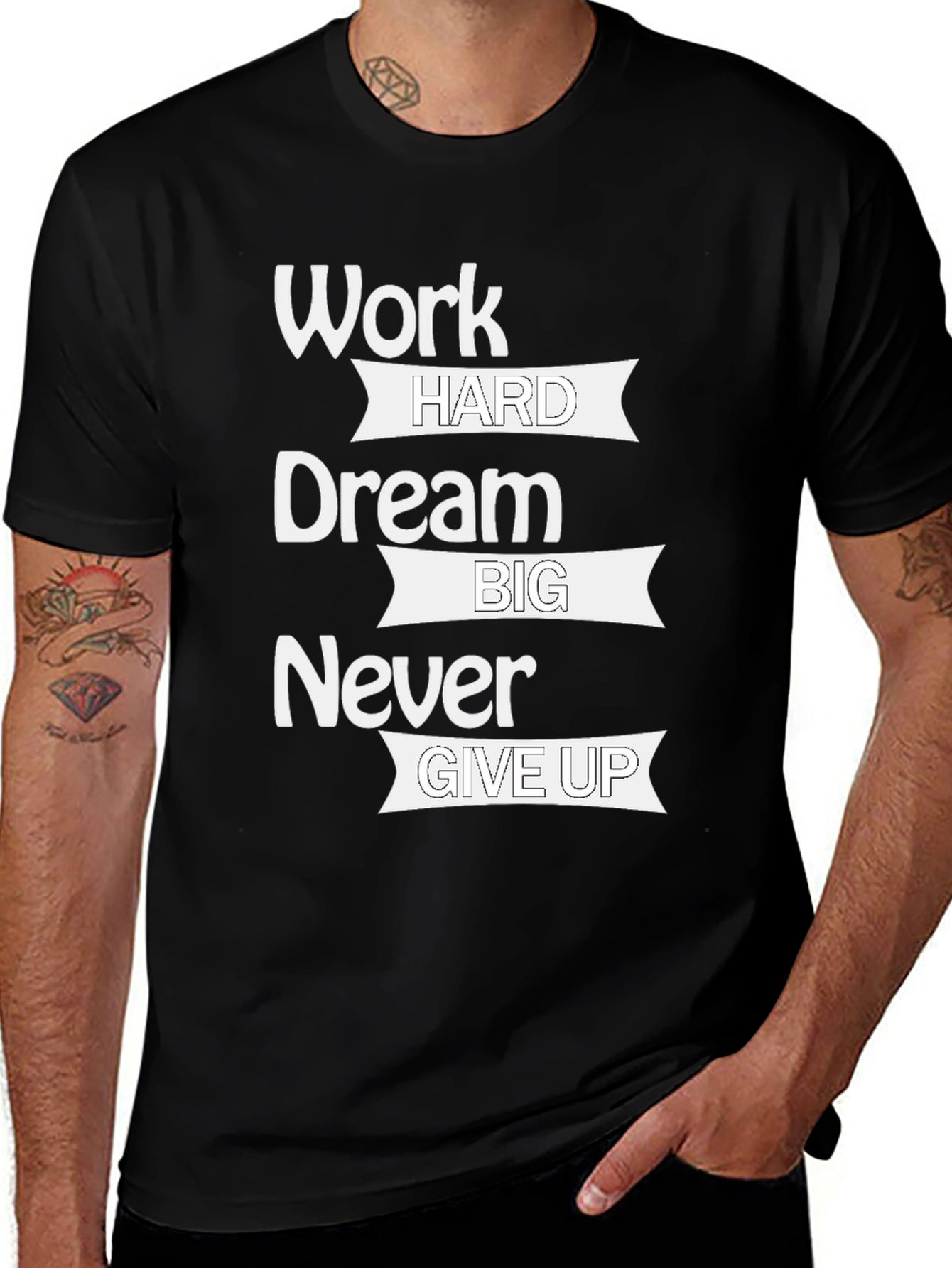 Inspirational Graphic Print T-Shirt