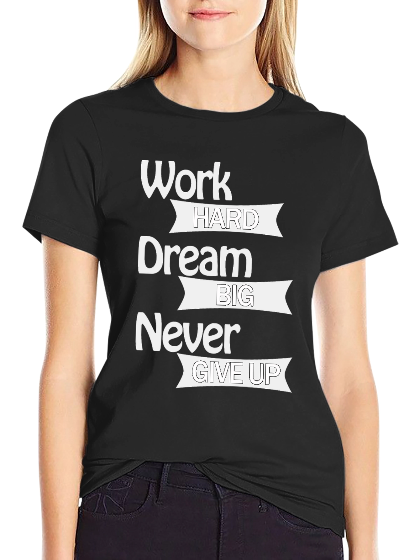 Inspirational Graphic Print T-Shirt
