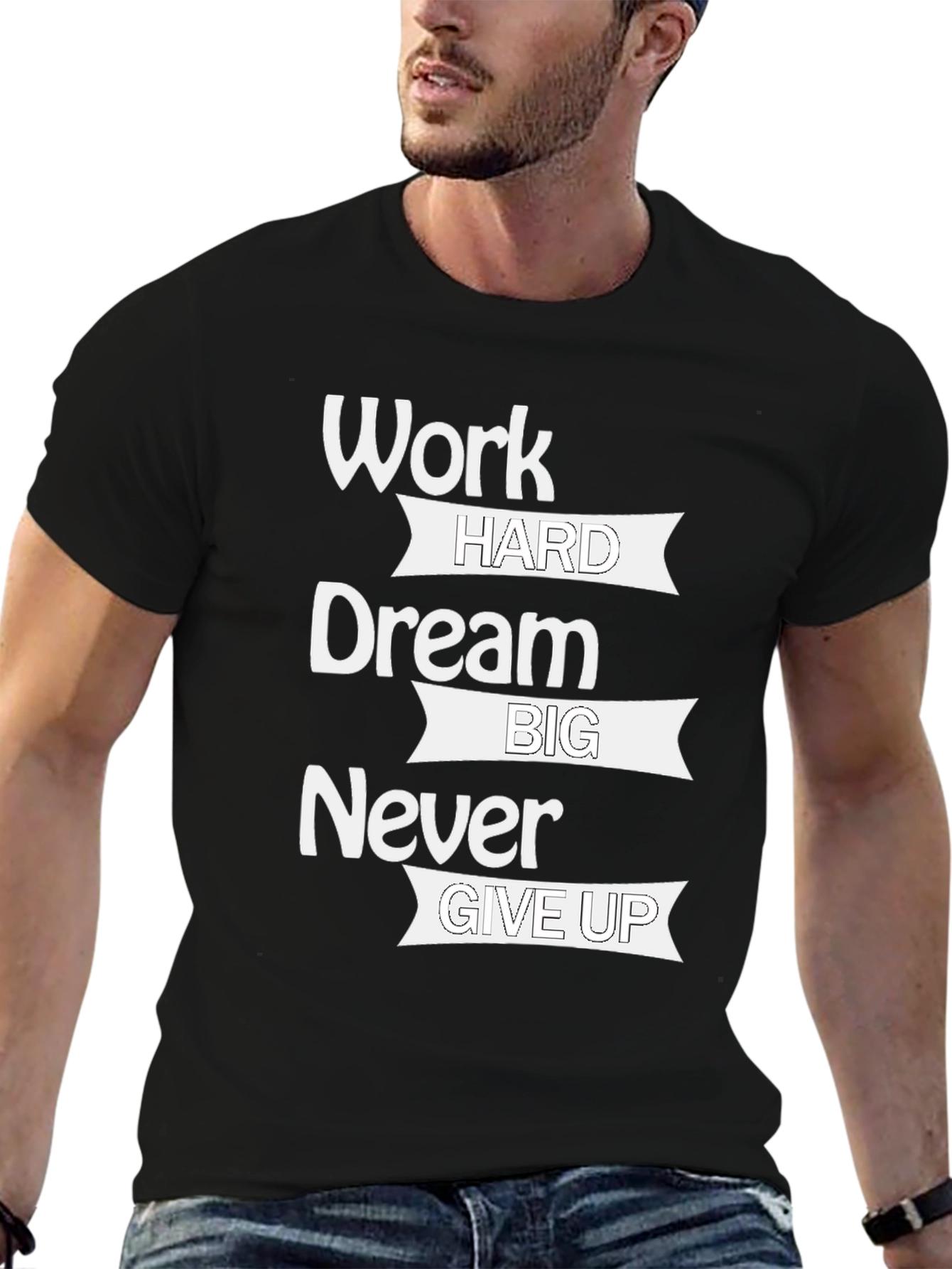 Inspirational Graphic Print T-Shirt