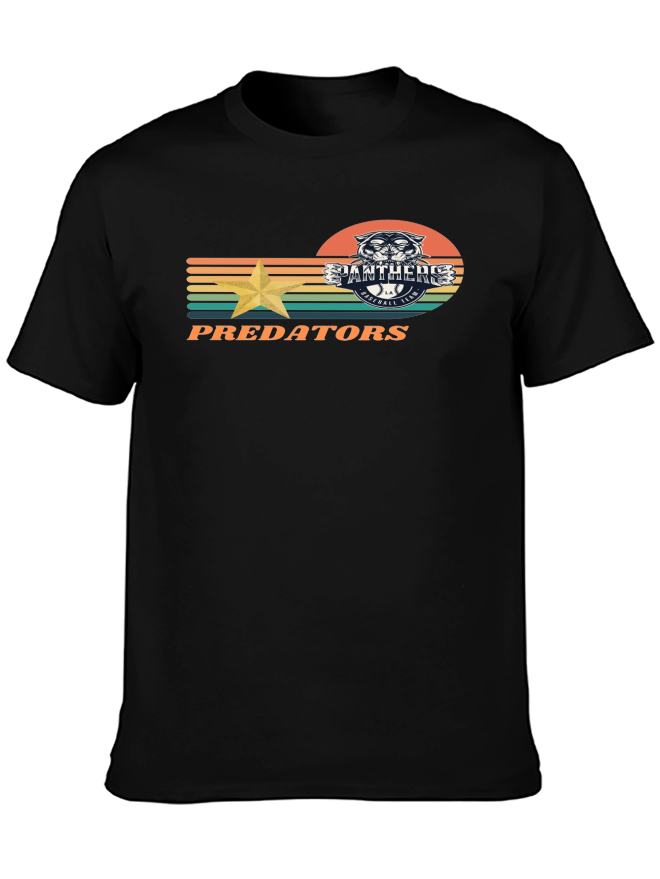Predators Baseball Team T-Shirt