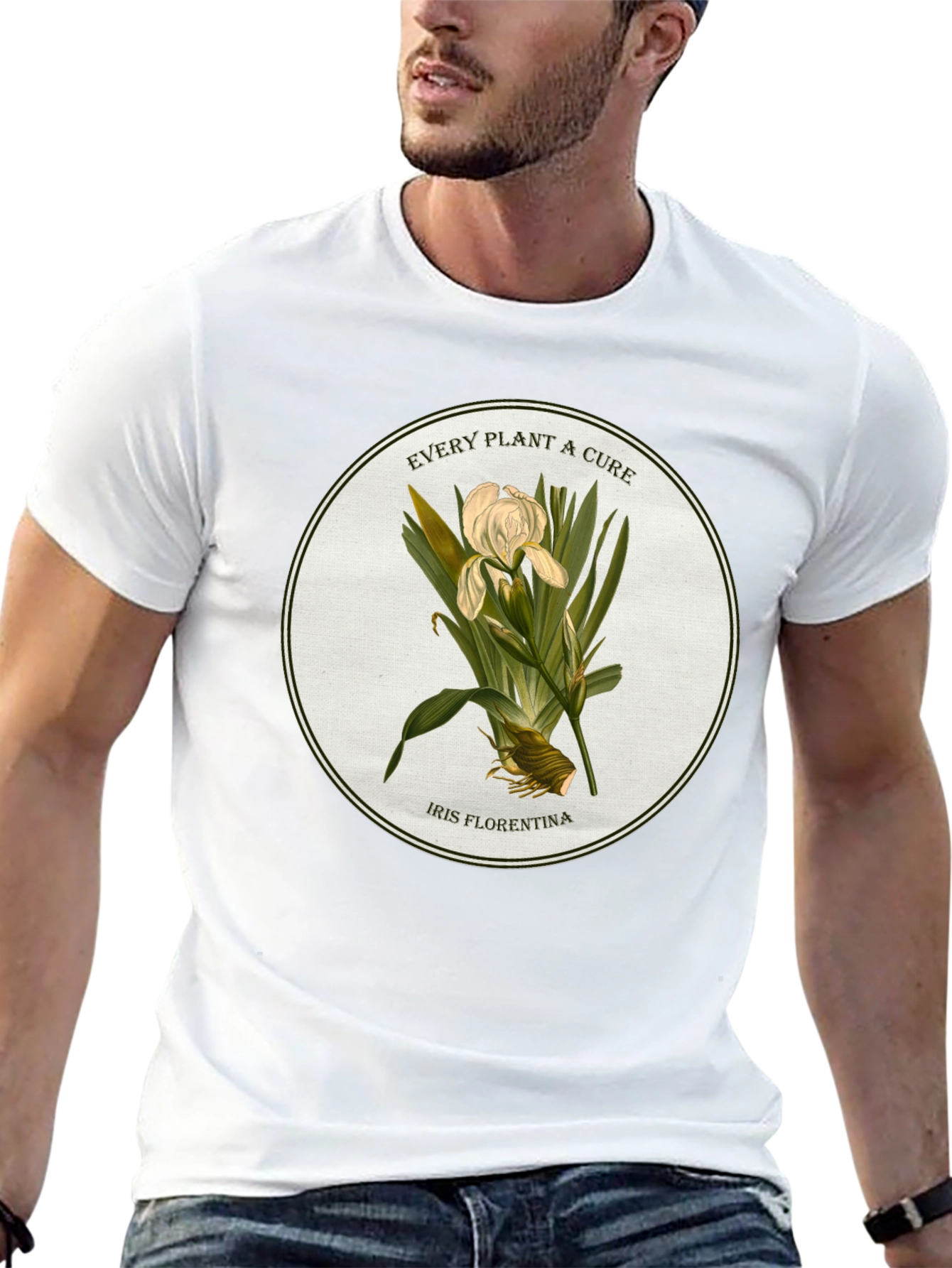 Botanical Iris T-Shirt - Every Plant a Cure Tee