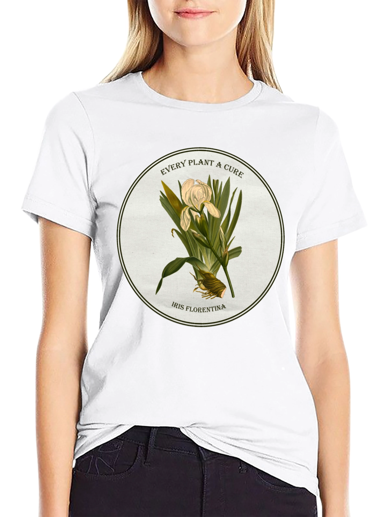Botanical Iris T-Shirt - Every Plant a Cure Tee