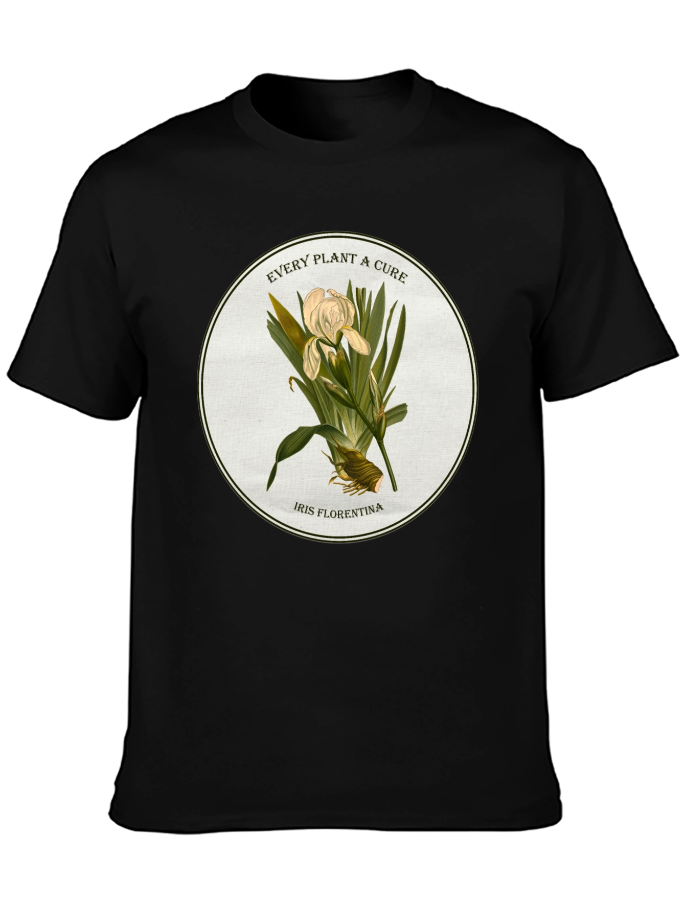 Botanical Iris T-Shirt - Every Plant a Cure Tee