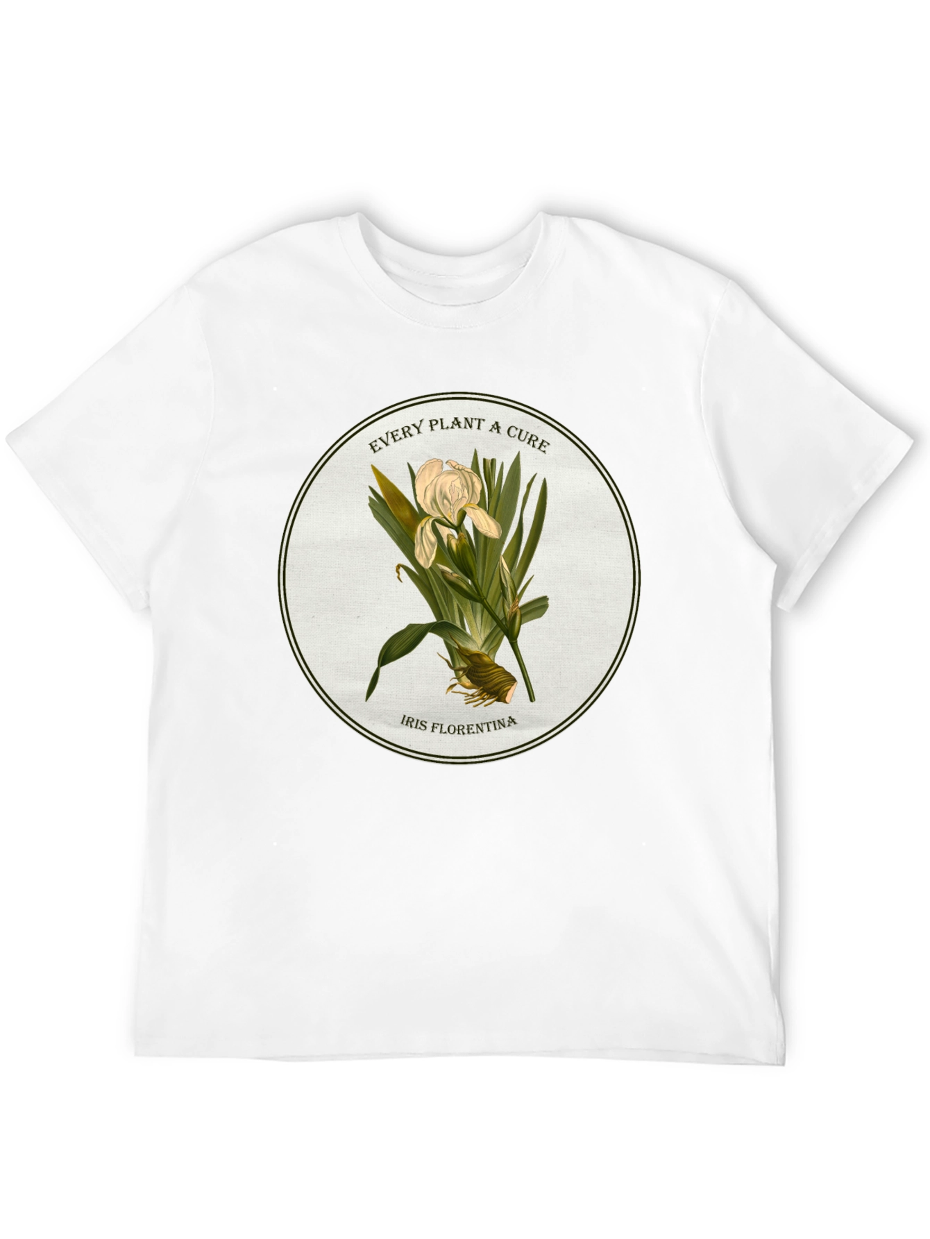 Botanical Iris T-Shirt - Every Plant a Cure Tee