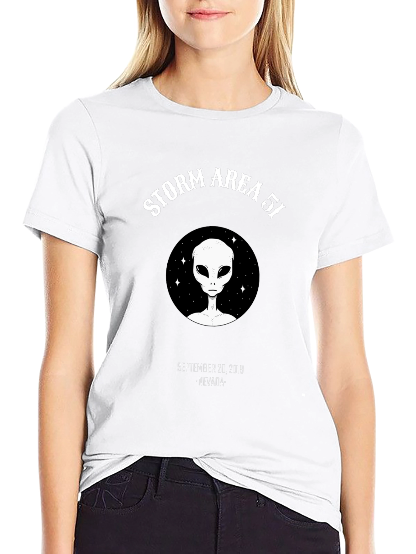 Storm Area 51 Alien Graphic Tee