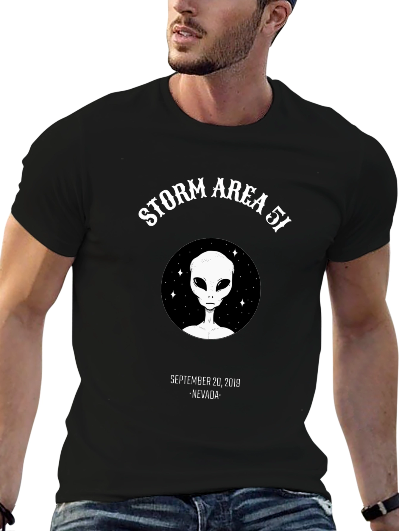 Storm Area 51 Alien Graphic Tee