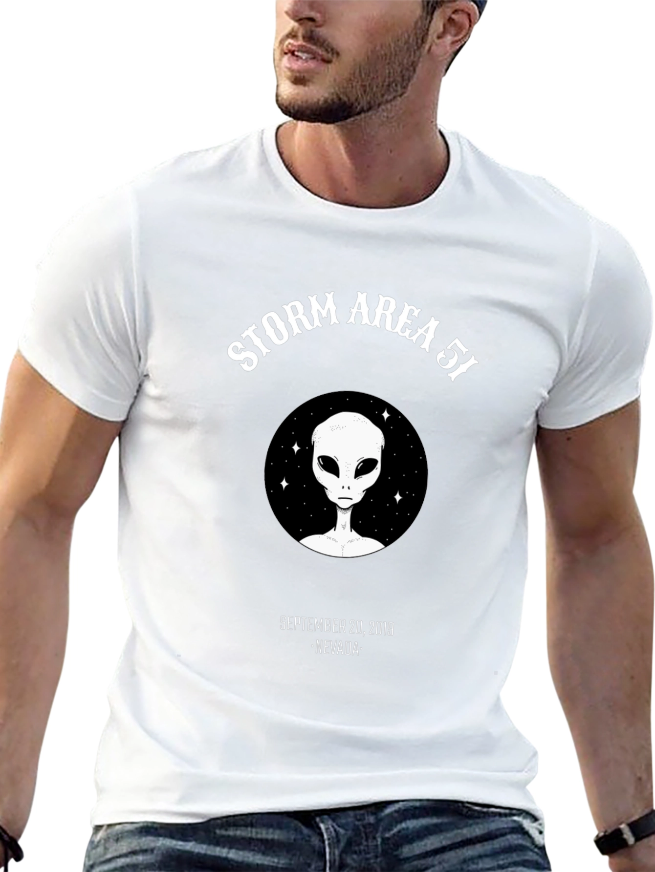 Storm Area 51 Alien Graphic Tee