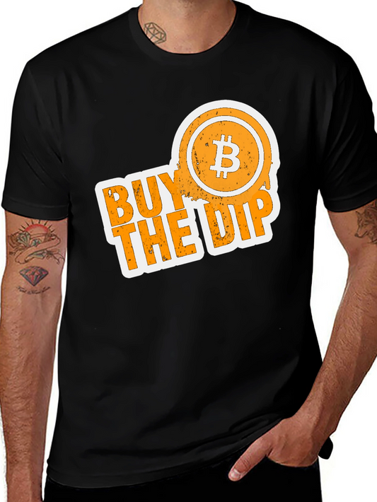 Buy The Dip Bitcoin Graphic Tee - Crypto Investor T-Shirt