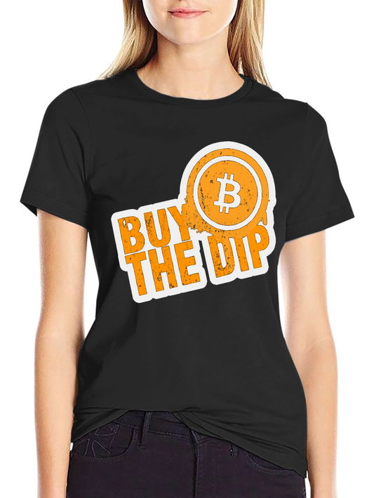 Buy The Dip Bitcoin Graphic Tee - Crypto Investor T-Shirt