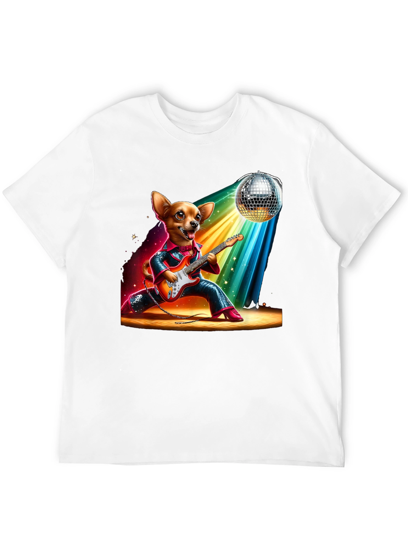 Dog Guitarist Graphic Tee