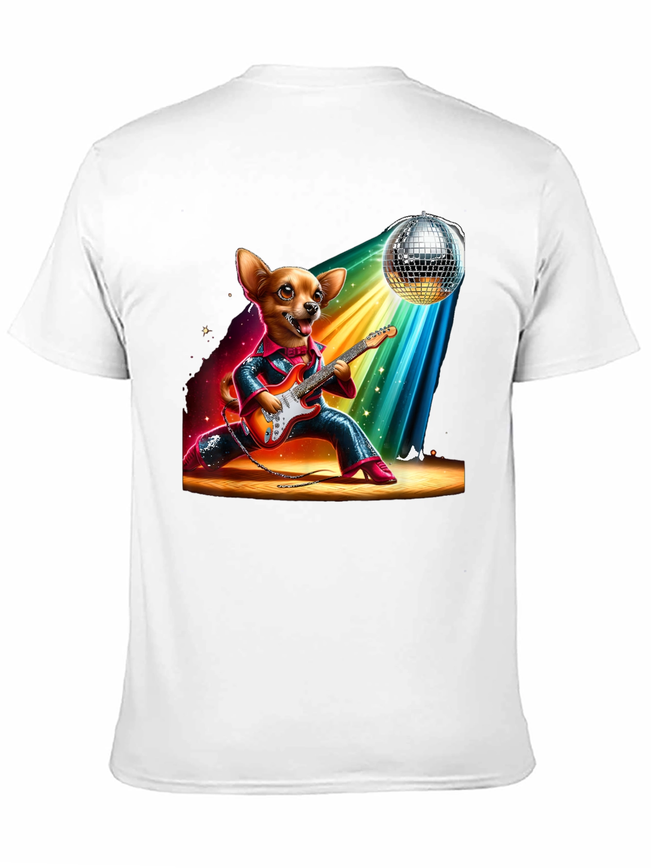 Dog Guitarist Graphic Tee
