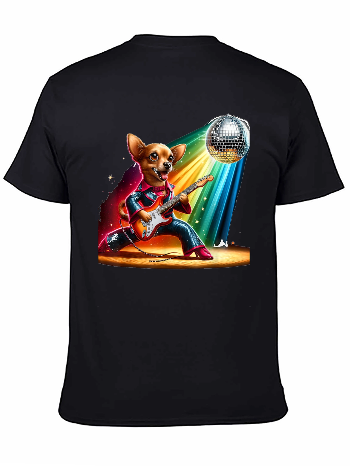 Dog Guitarist Graphic Tee