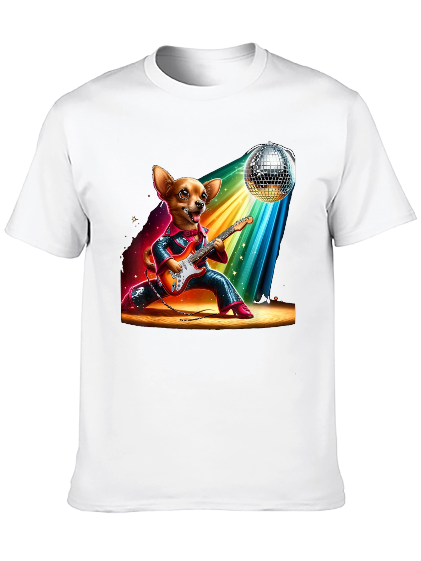Dog Guitarist Graphic Tee