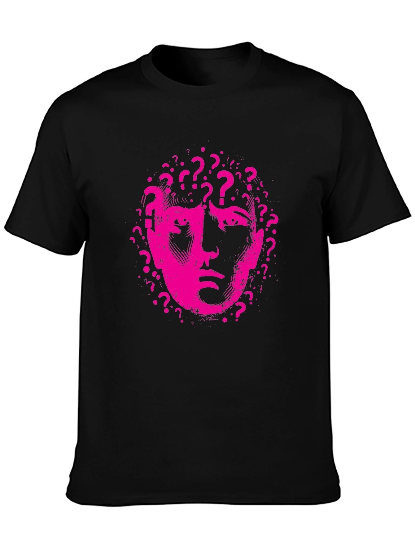 Questioning Mind Graphic Tee - Black