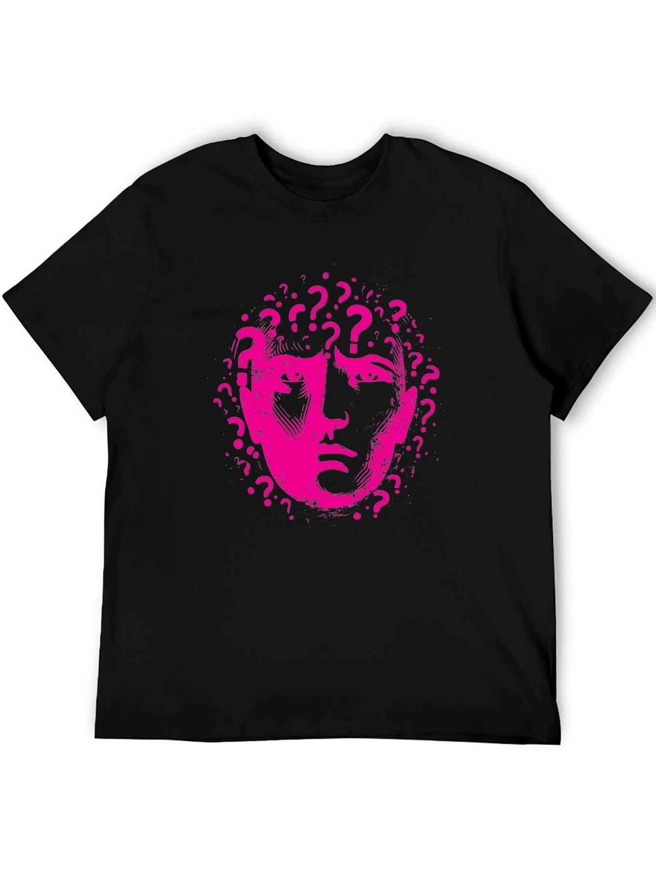 Questioning Mind Graphic Tee - Black