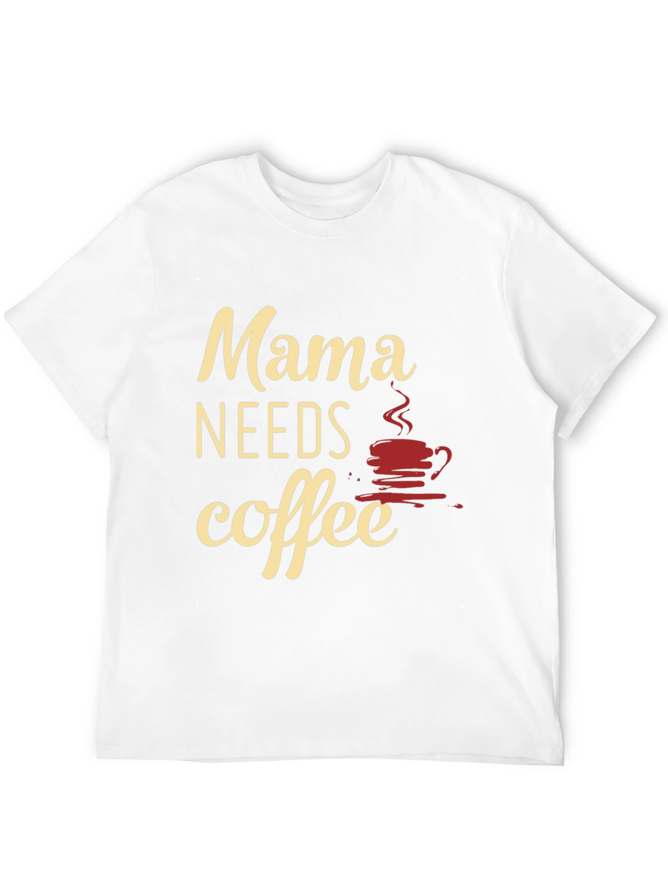 Mama Needs Coffee Black T-Shirt