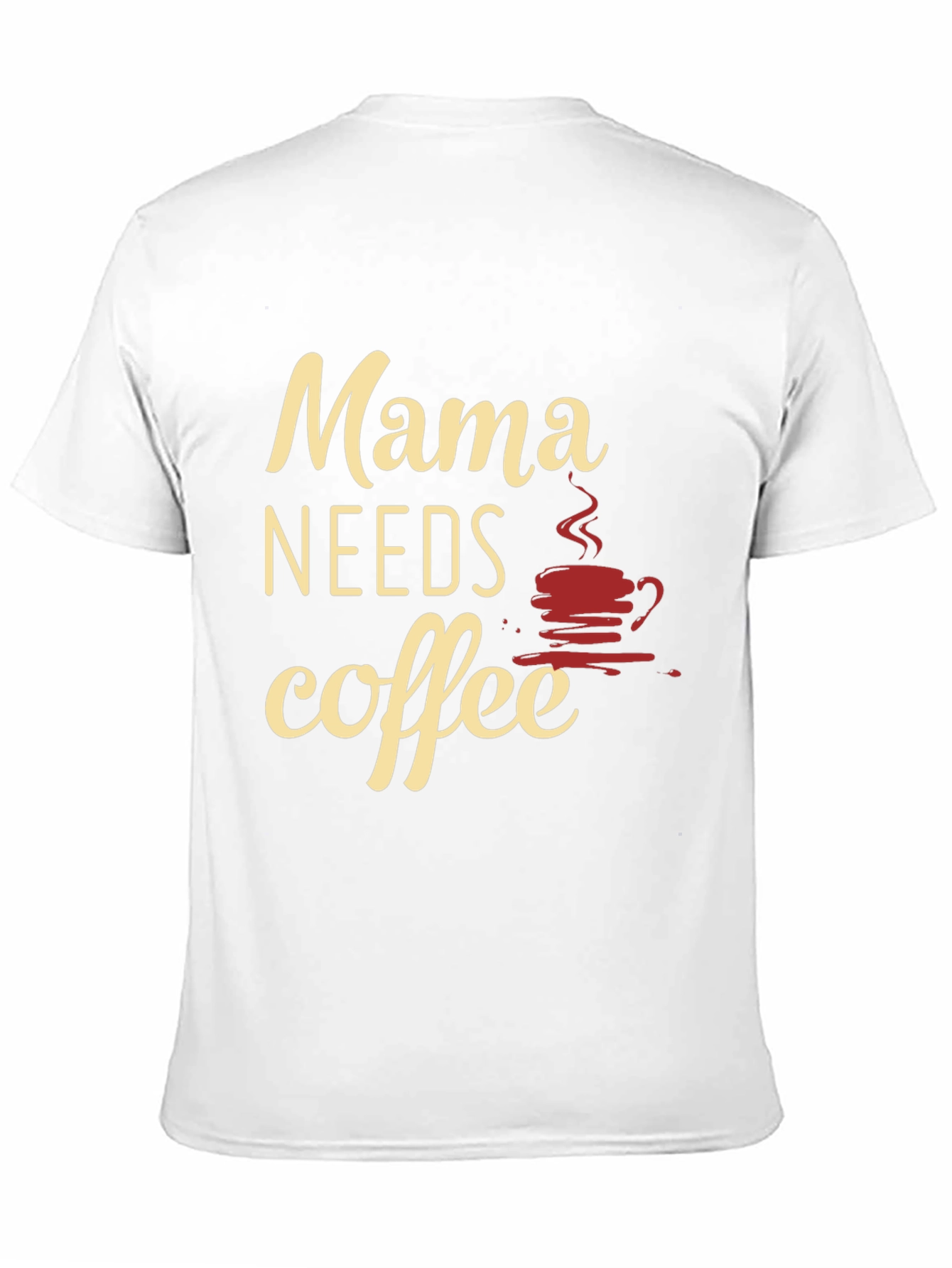 Mama Needs Coffee Black T-Shirt