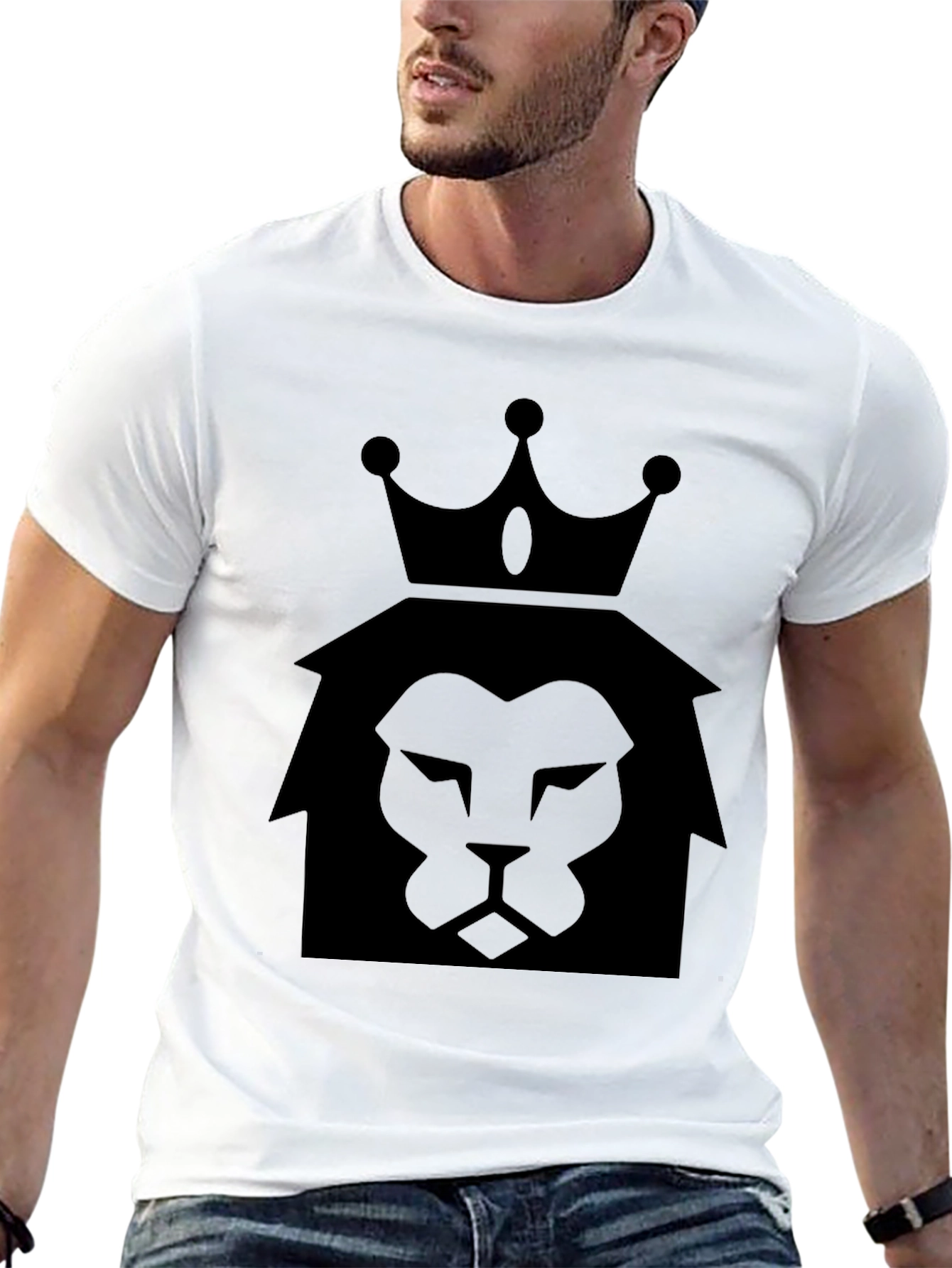 King Lion Graphic Tee - Black