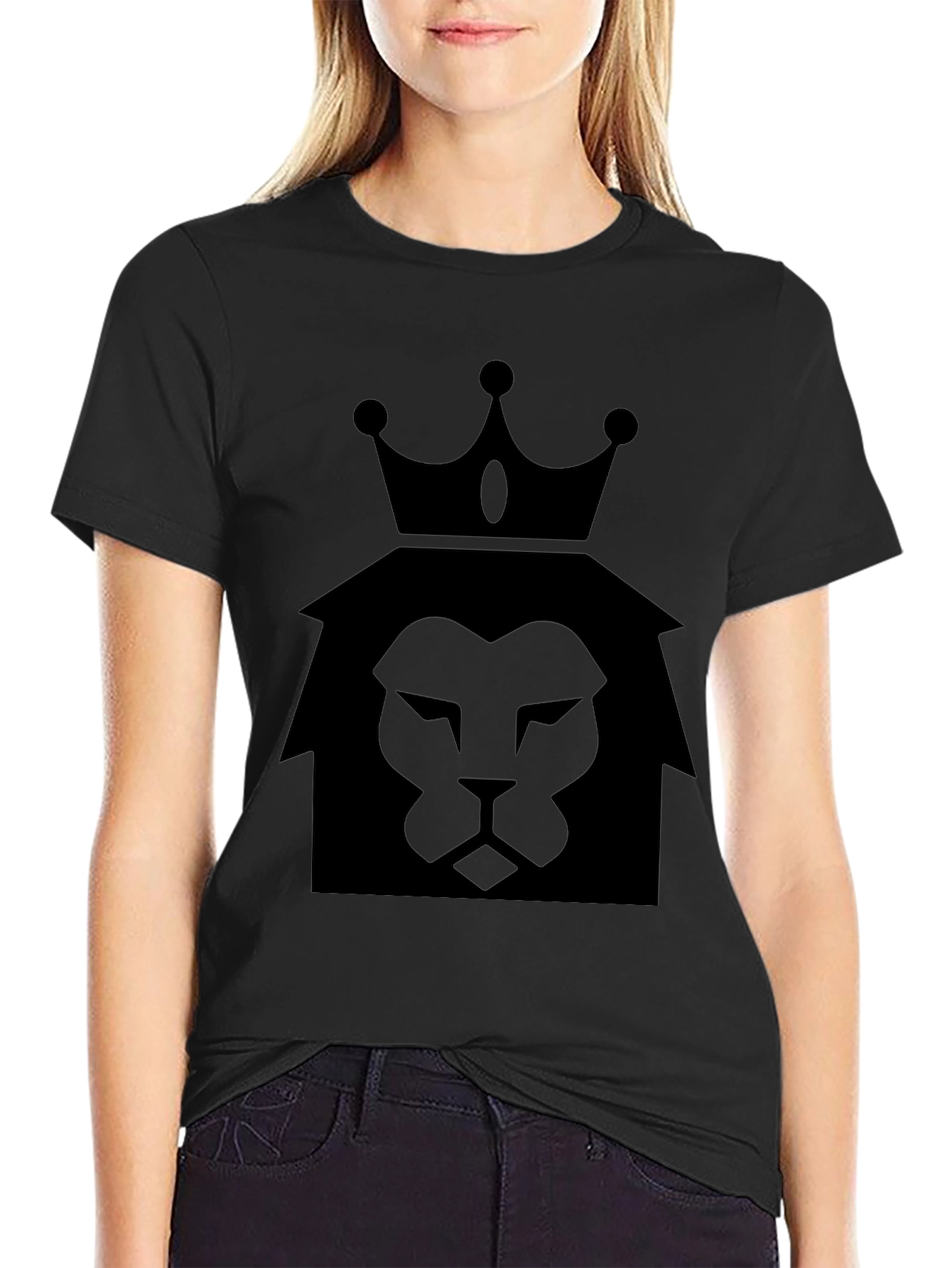 King Lion Graphic Tee - Black