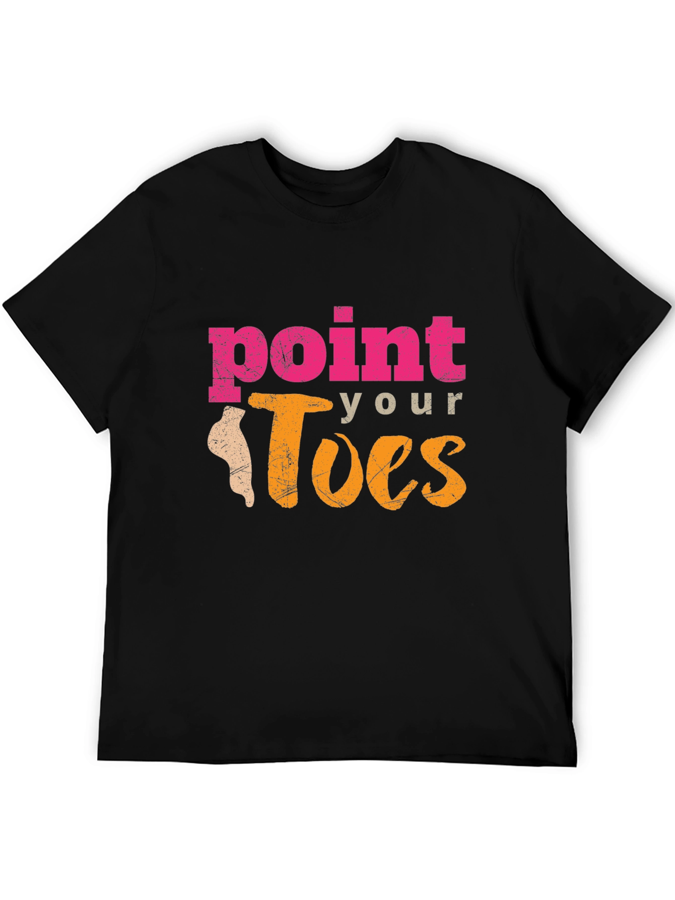 Point Your Toes Graphic Tee - Dance Inspired Shirt