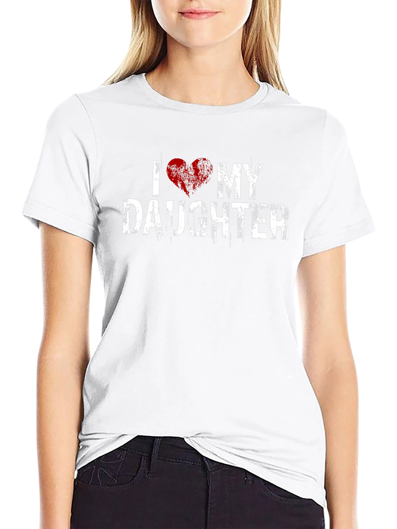 I Heart My Daughter Graphic Tee