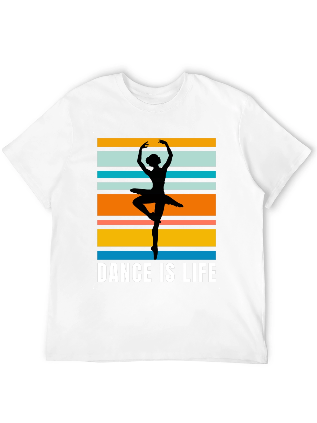 Dance is Life T-Shirt - Ballerina Silhouette