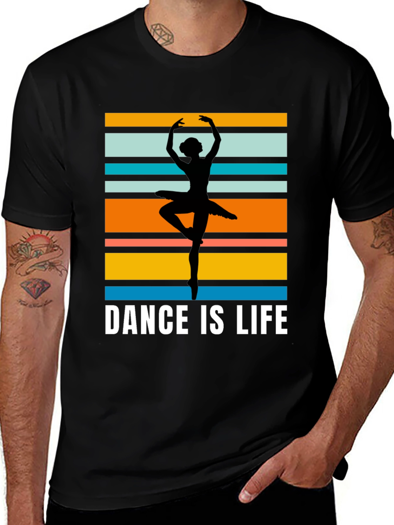 Dance is Life T-Shirt - Ballerina Silhouette