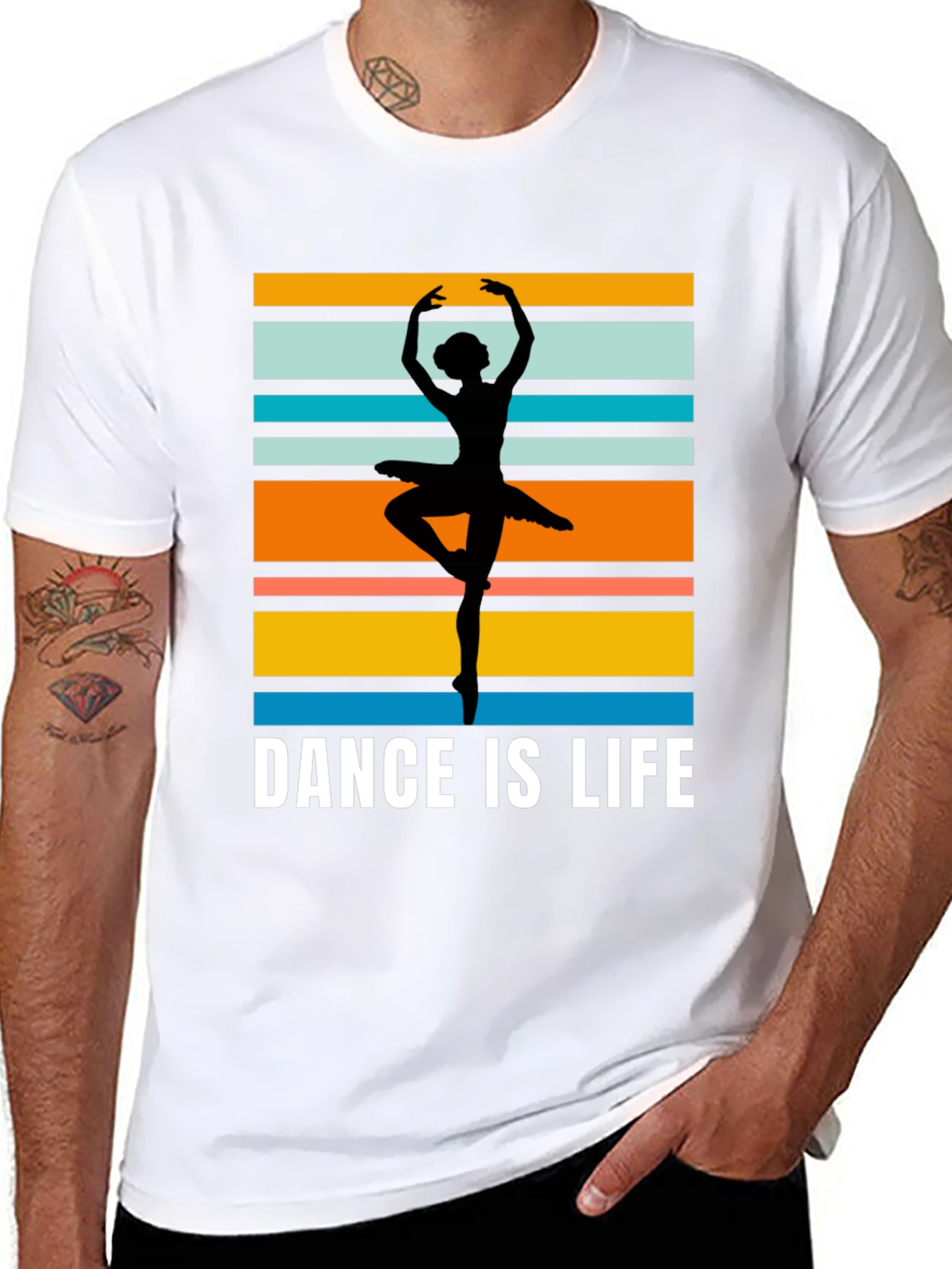 Dance is Life T-Shirt - Ballerina Silhouette