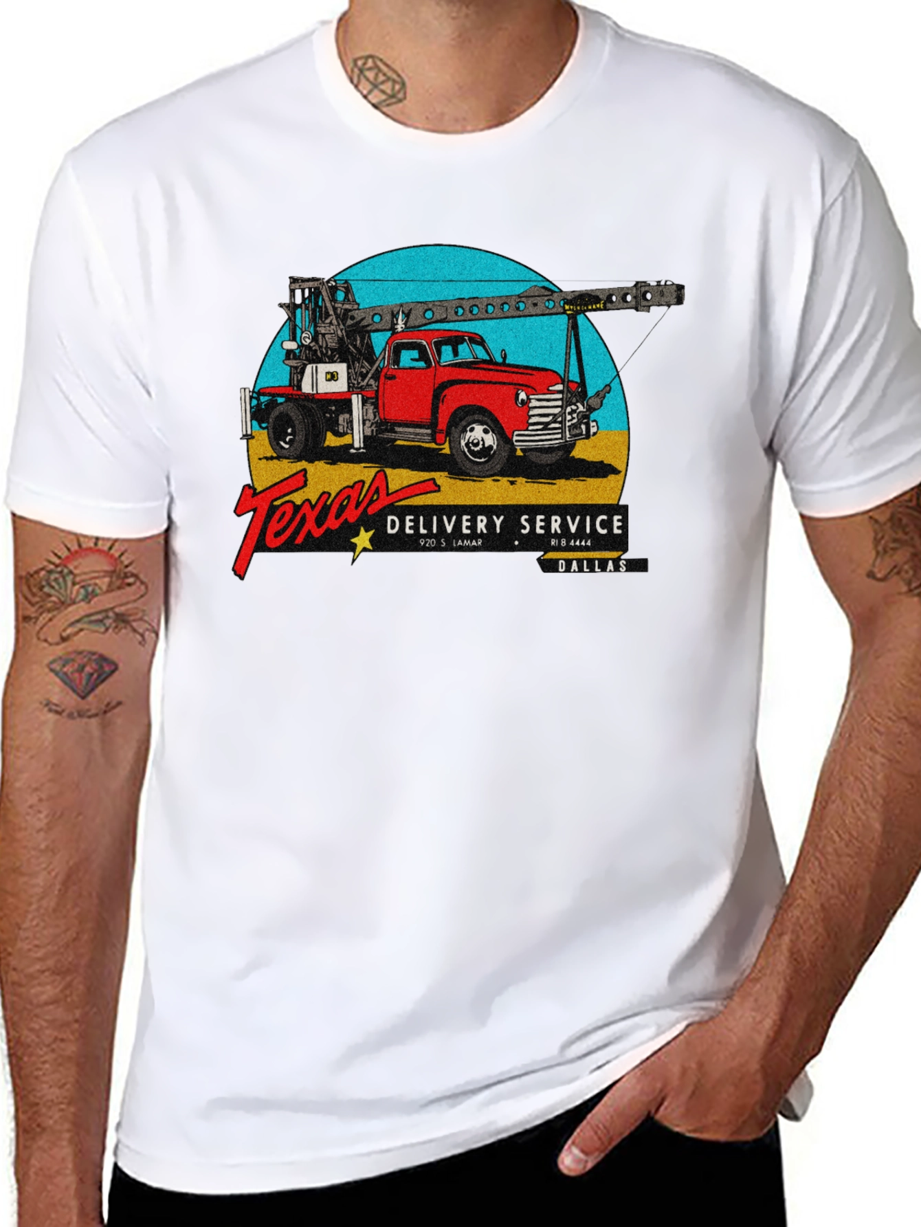 Texas Delivery Service Graphic Tee