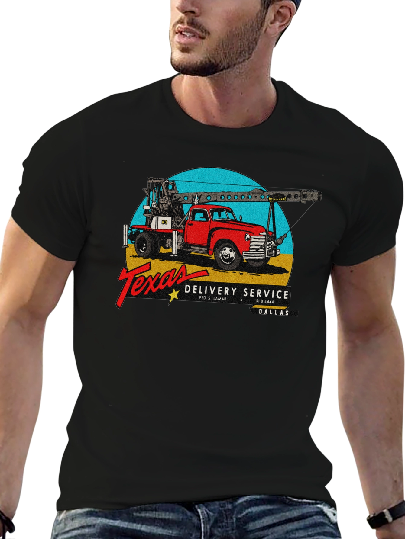 Texas Delivery Service Graphic Tee