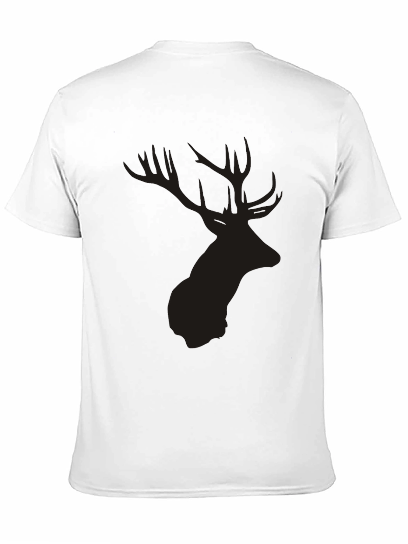 Black Deer Silhouette Graphic Tee