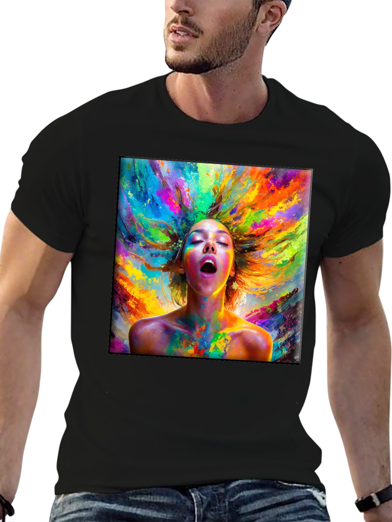 Artistic Expression Black T-Shirt