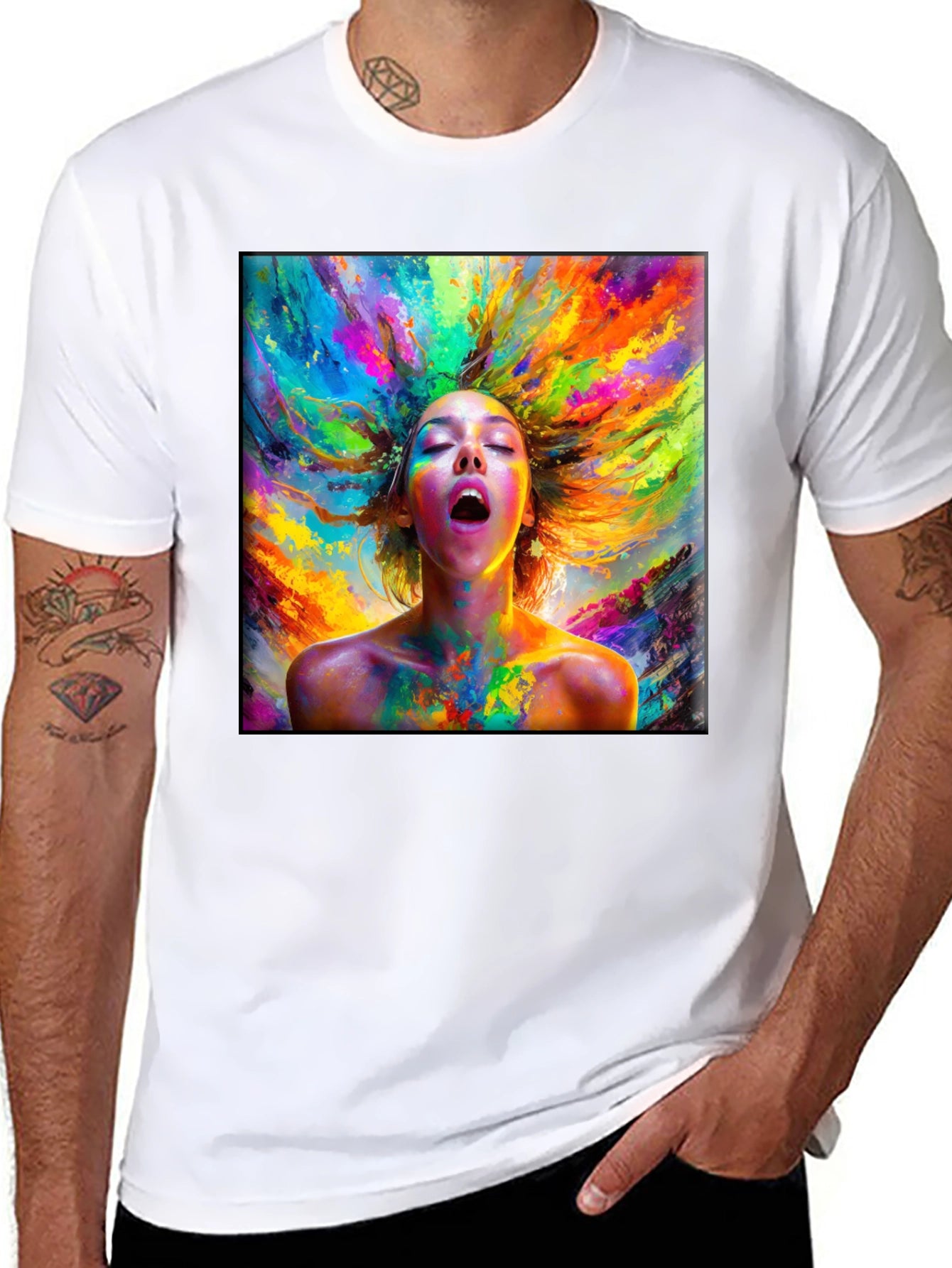 Artistic Expression Black T-Shirt