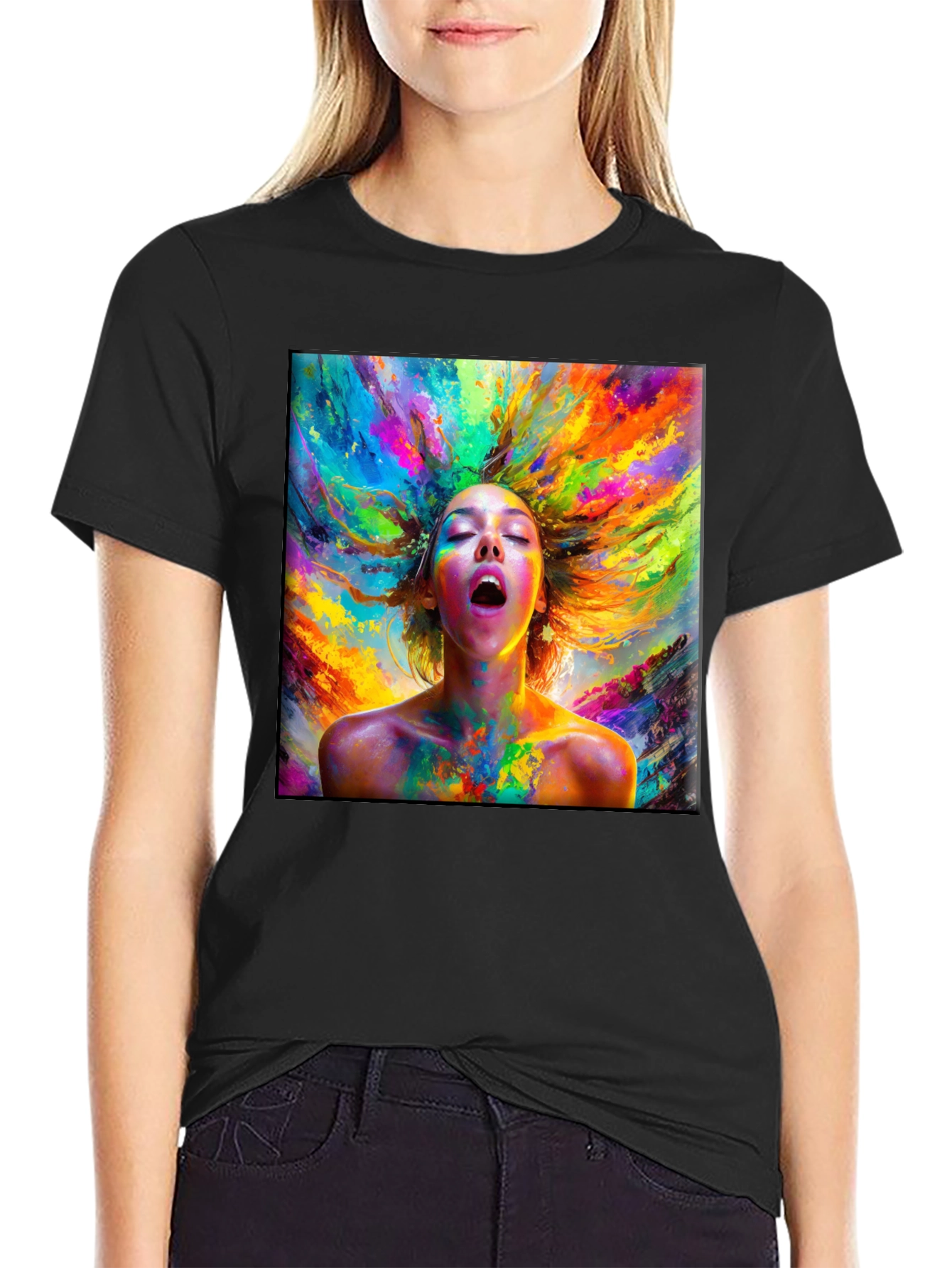 Artistic Expression Black T-Shirt