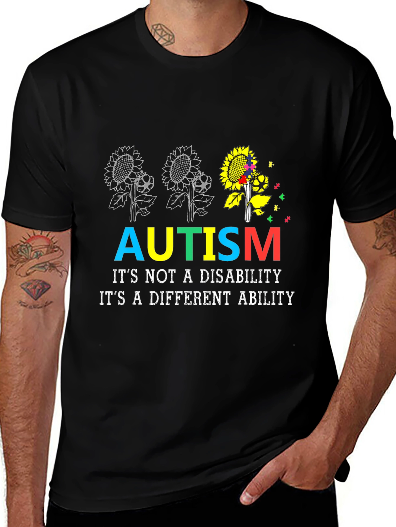 Autism Awareness T-Shirt - Its a Different Ability