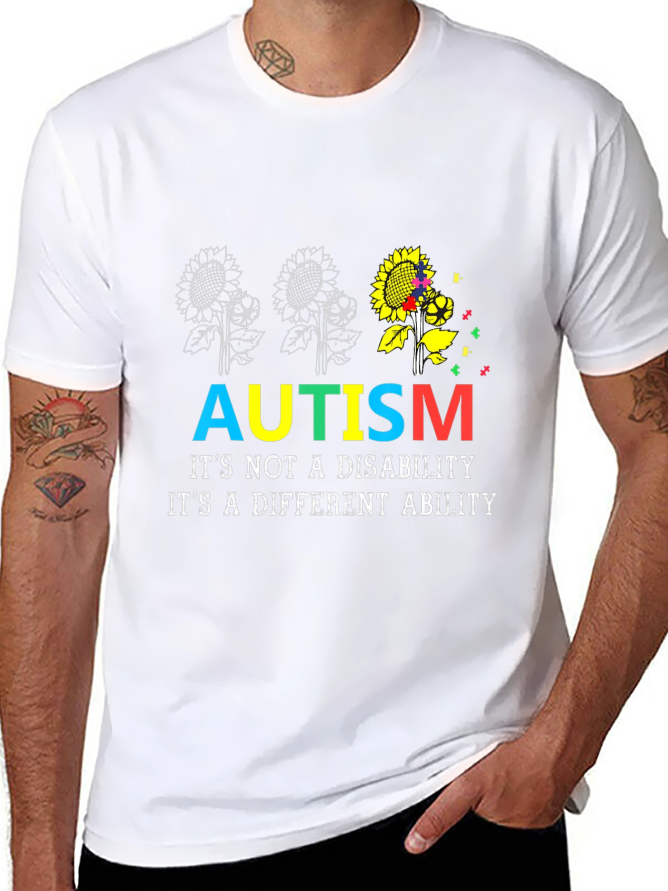 Autism Awareness T-Shirt - Its a Different Ability