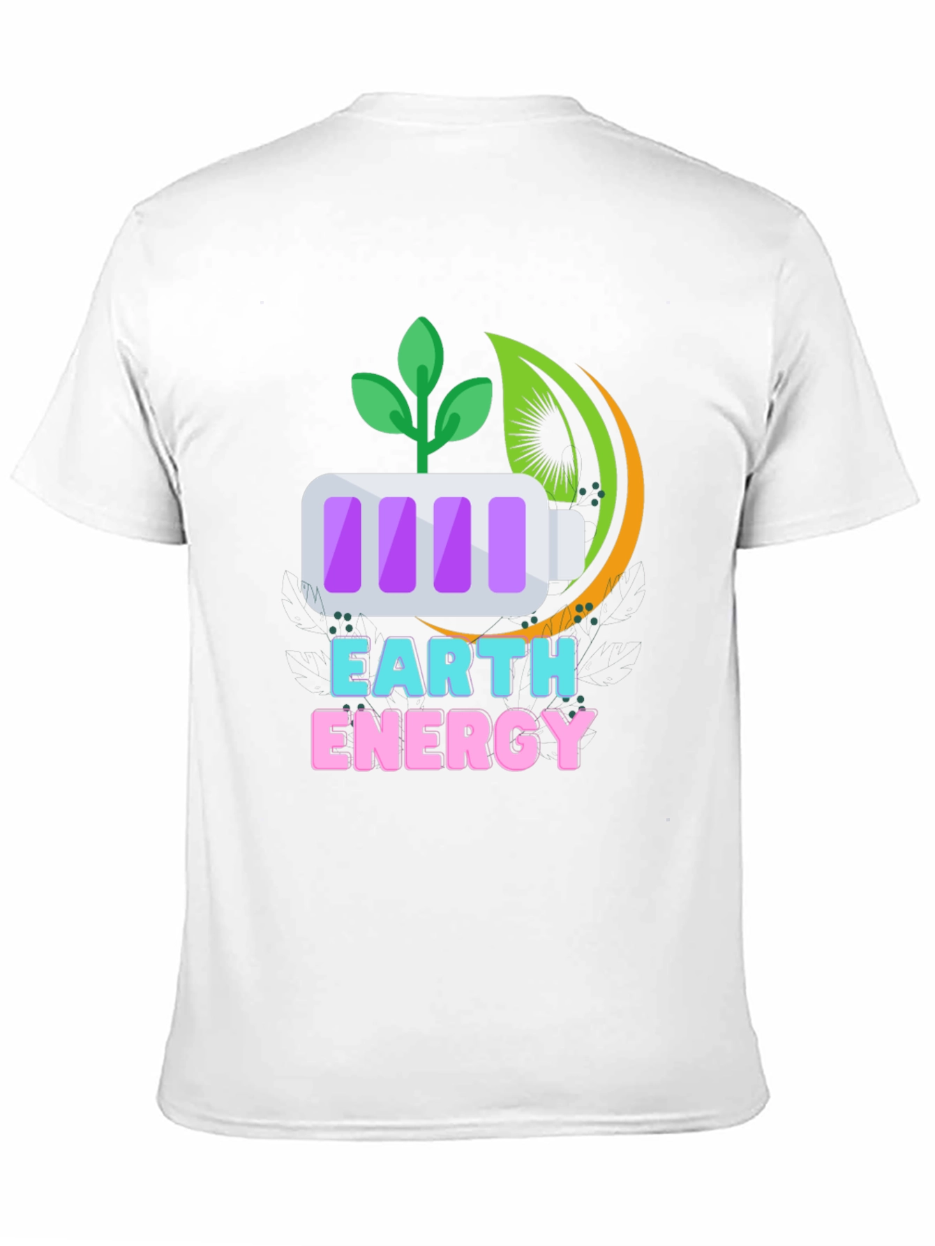 Earth Energy Graphic Tee - Sustainable Style