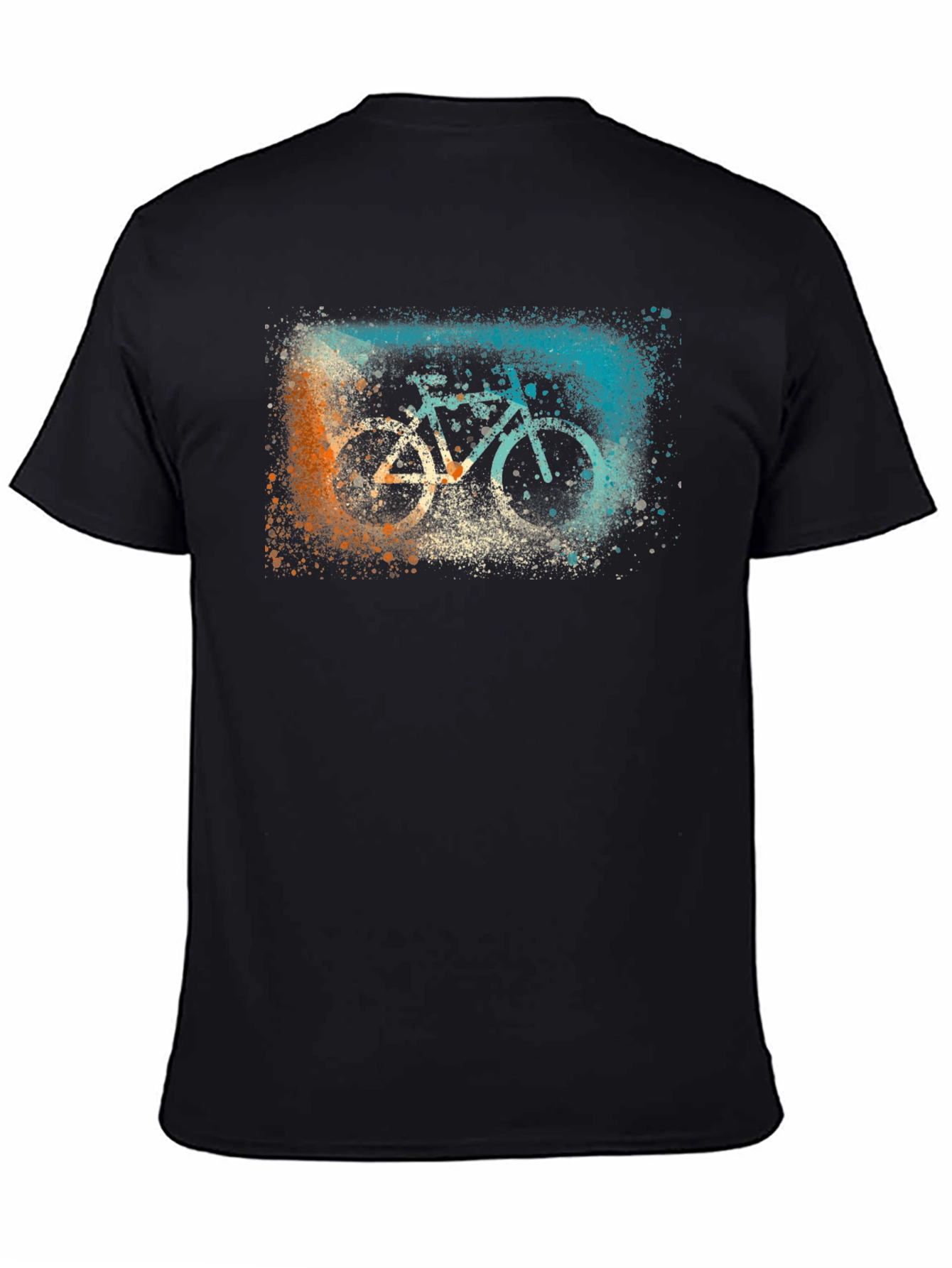 Bicycle Graphic Black T-Shirt